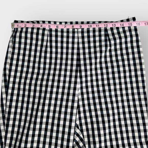 A New Day, Stretch Plaid Cropped Pants, Size 12 - Picture 9 of 11